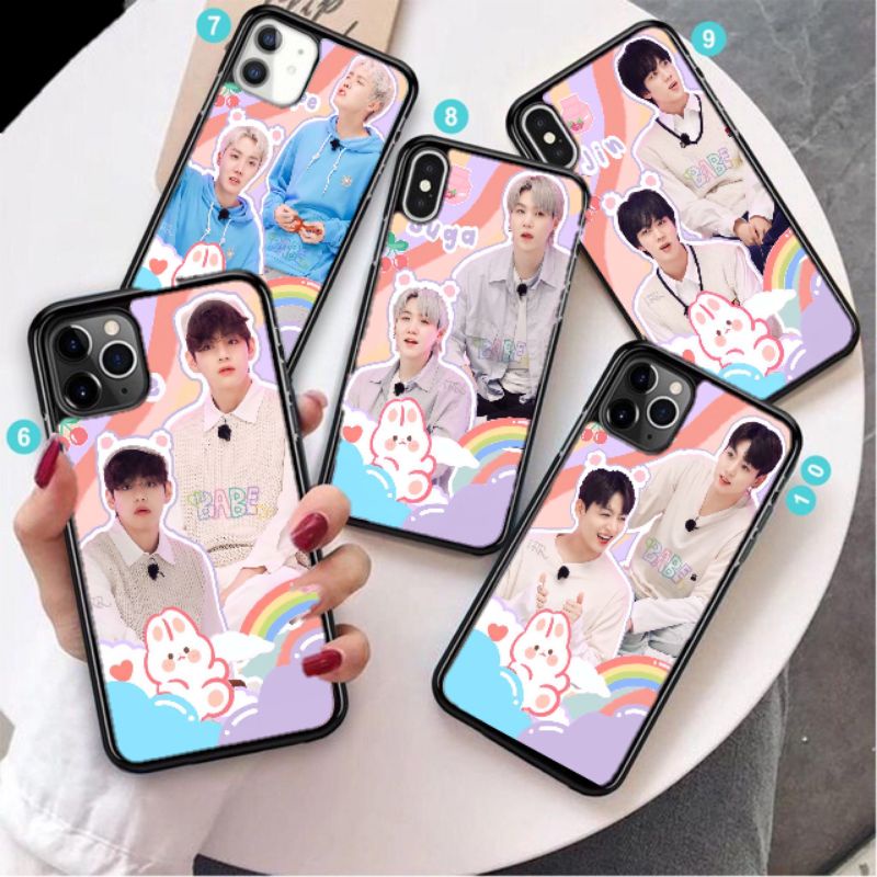 ubluk store Case custom Xiaomi redmi note 9, redmi note 9 pro motif cararter BTs series terbaru mura