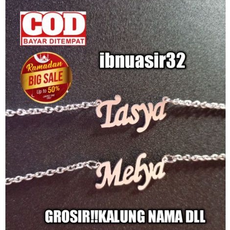 Kalung nama anak terbaik di dunia silver