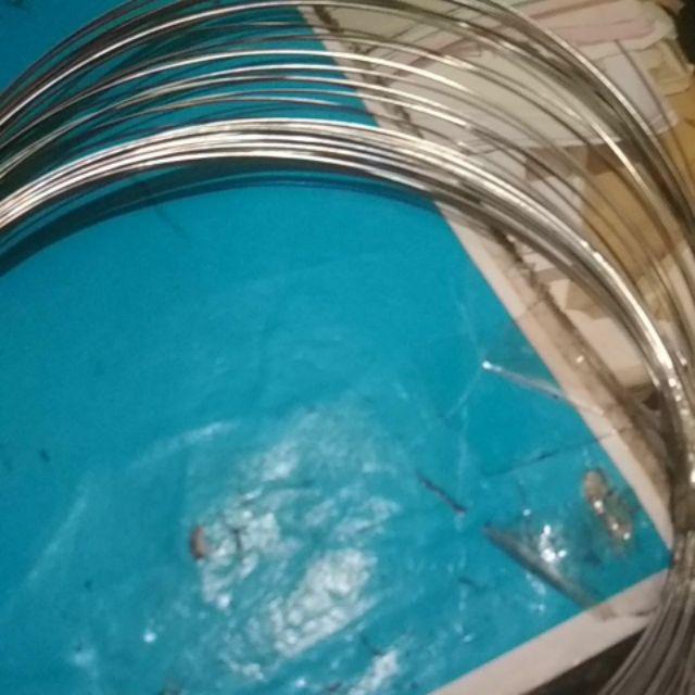 Kawat Tali Peer 0.6mm Hitam Baja/ Meter