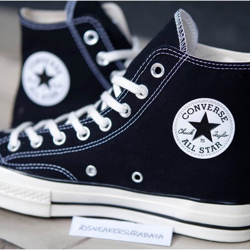 Converse Chuck Taylor 70s Hi Black Egret Resmi MAP / 1970s / CT 70