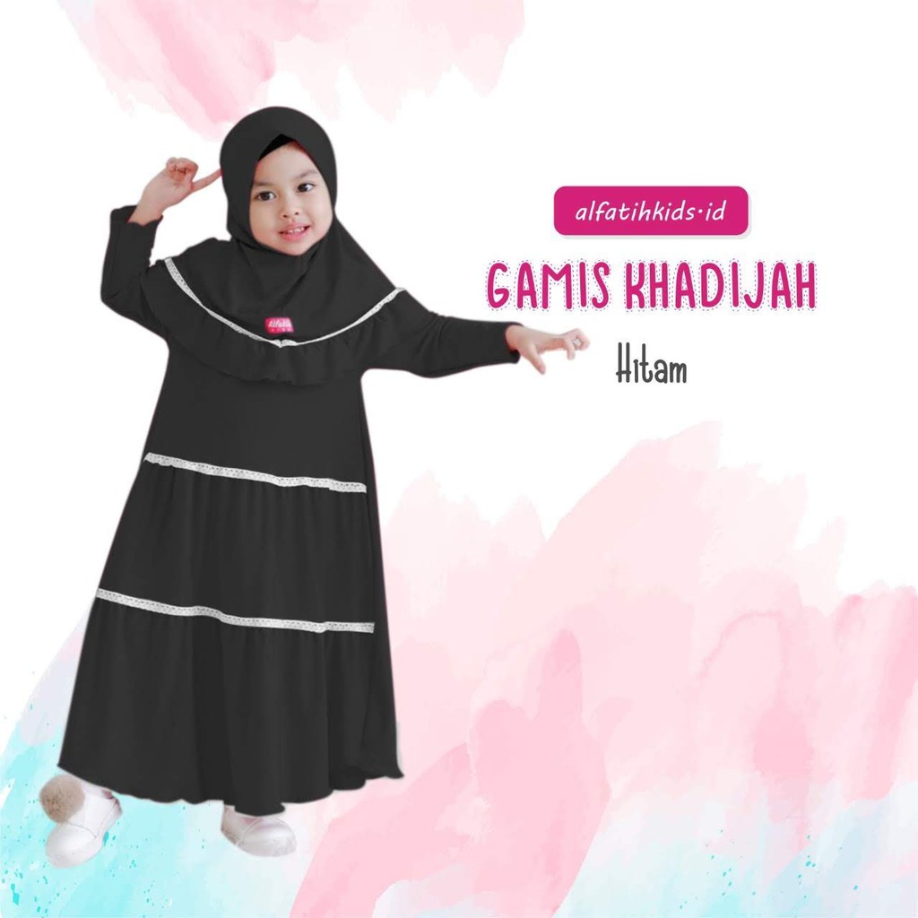 KHADIJAH DRESS RENDA SET KIDS ORIGINAL DARI ALFATIH
