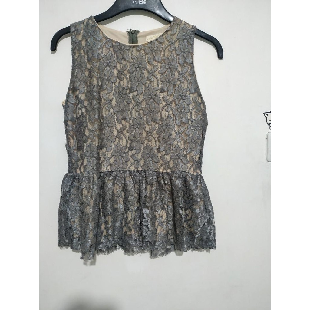 ATASAN BROKAT PEPLUM/PRELOVED BROKAT