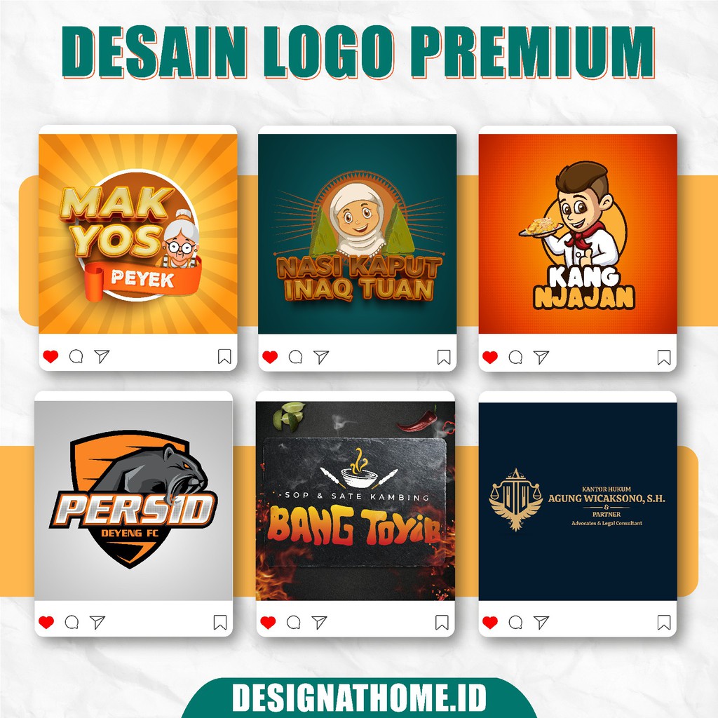 Jasa Desain Logo Premium Berkualitas Elegan Keren Olshop Umkm Perusahaan Shopee Indonesia