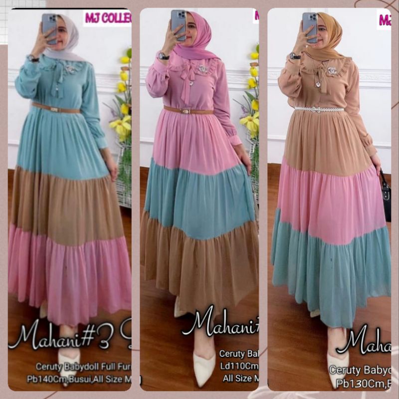 mahani #3 dress by mj collection gamis/maxy