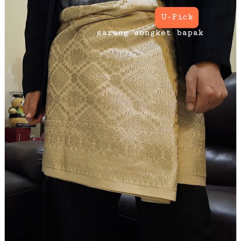 SARUNG SONGKET LILIT  BAPAK/RUMPAK COWOK MELAYU