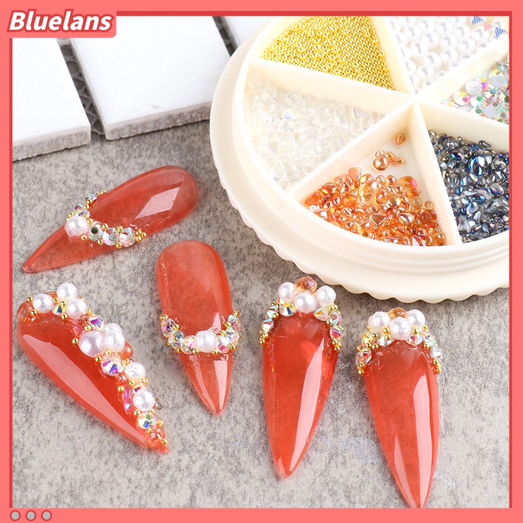 (In Stock) Kacamata Hitam Lensa Warna Warni ♡Aksesoris Perhiasan Manik-Manik Kuku Bahan Metal Untuk Dekorasi Makeup