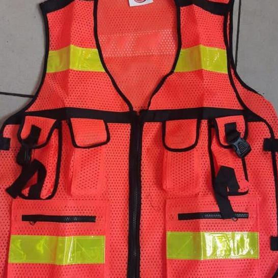 Nesdaywed | Rompi Kerja Safety Imj 6 Kantong Scotlight Safety Vest