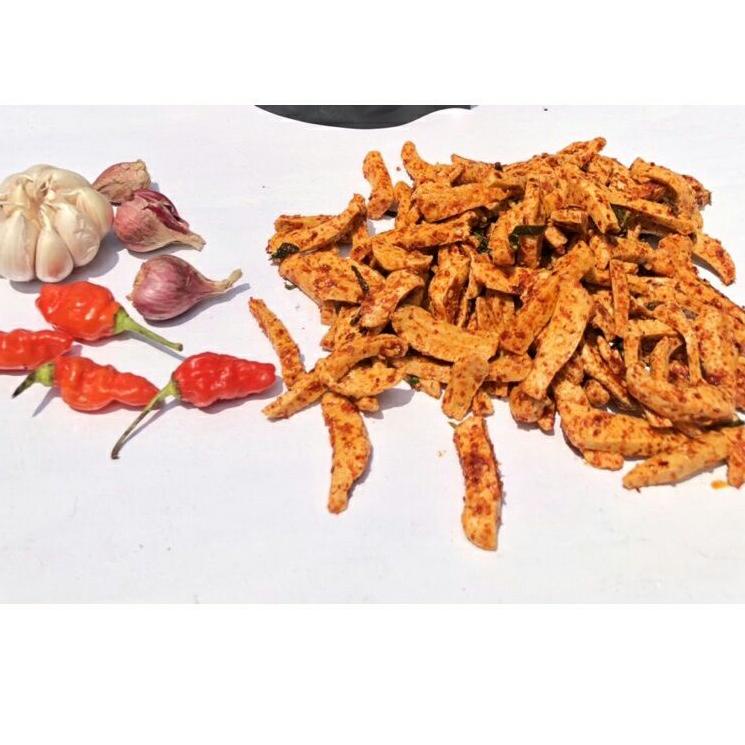 

イ Basreng daun jeruk extra pedas isi 1kg そ