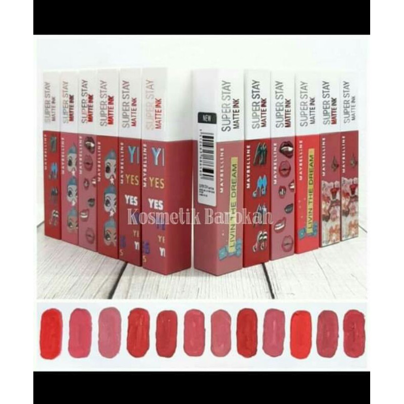 1 bok lipstik maybelline superstay