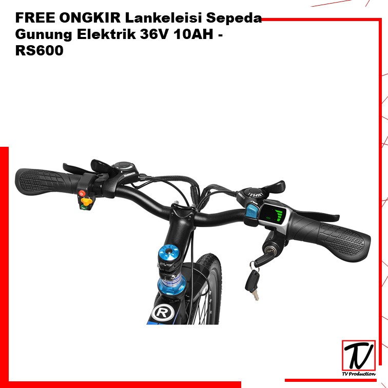 FREE ONGKIR Lankeleisi Sepeda Gunung Elektrik 36V 10AH - RS600