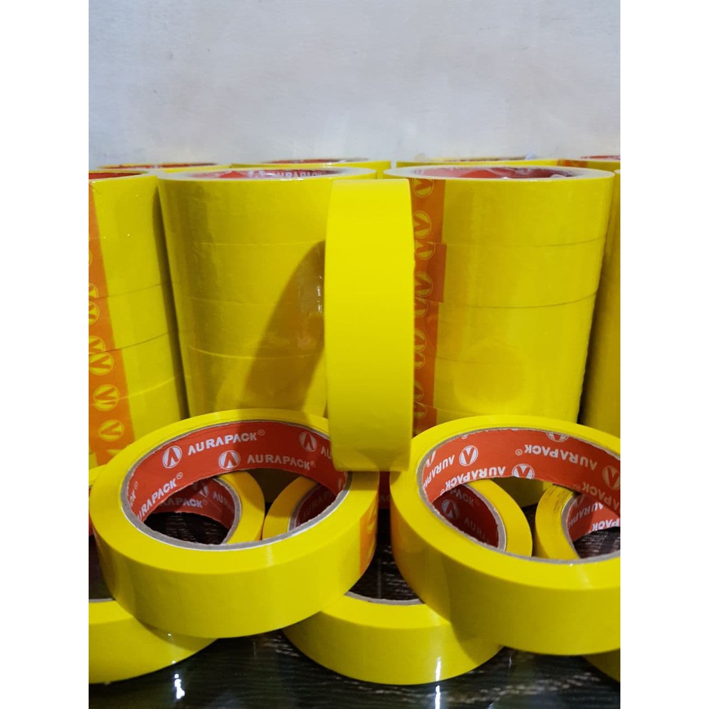 

Terlaris ISOLASI WARNA KUNING 1 INCH ISOLASI WARNA KUNING 24 MM