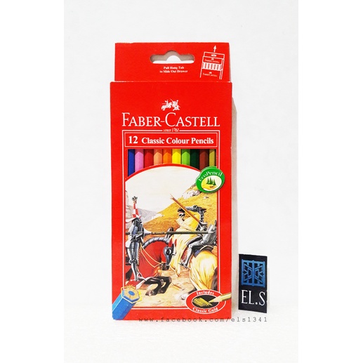 

WARNAPENSIL- FABER CASTELL CLASSIC 12 COLOURS -PENSIL WARNA