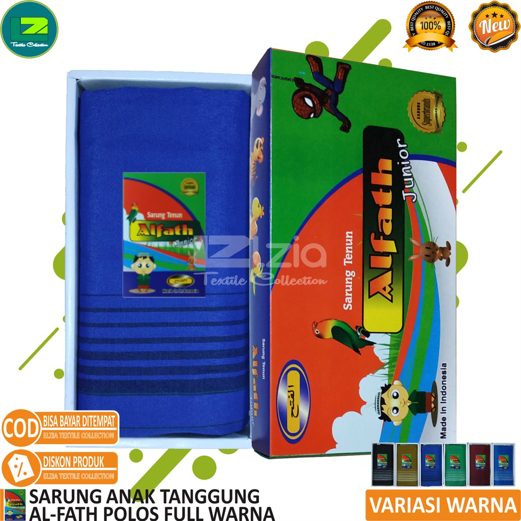 SARUNG ANAK TANGGUNG ALFATH POLOS WARNA ORIGINAL