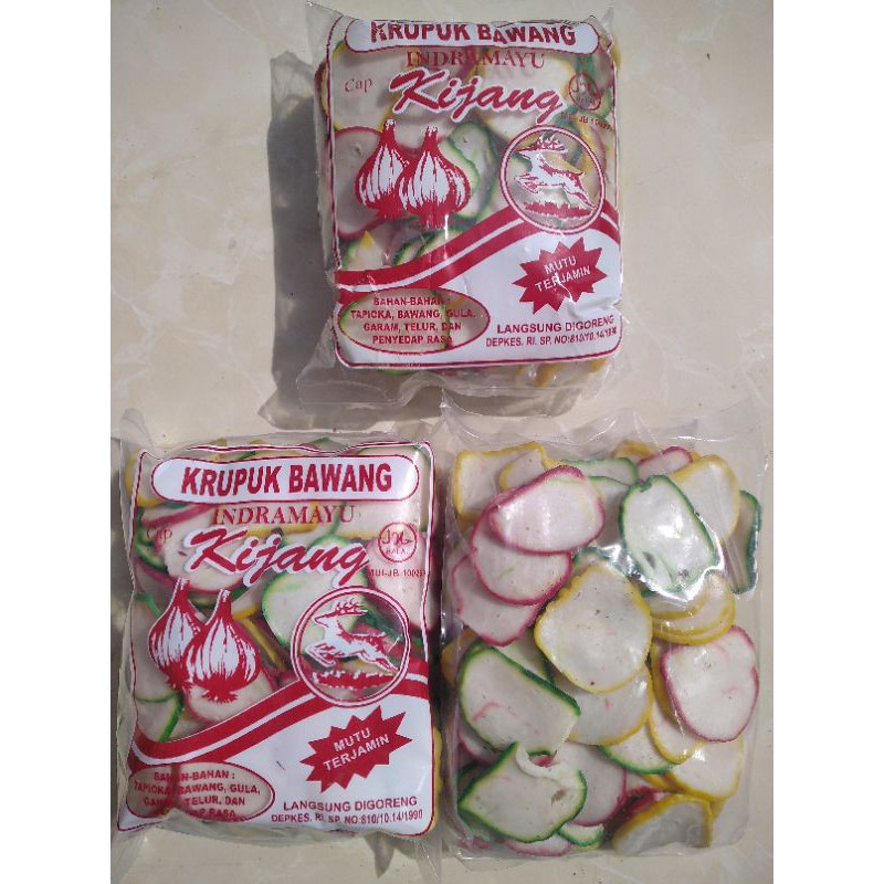 

kerupuk bawang khas INDRAMAYU
