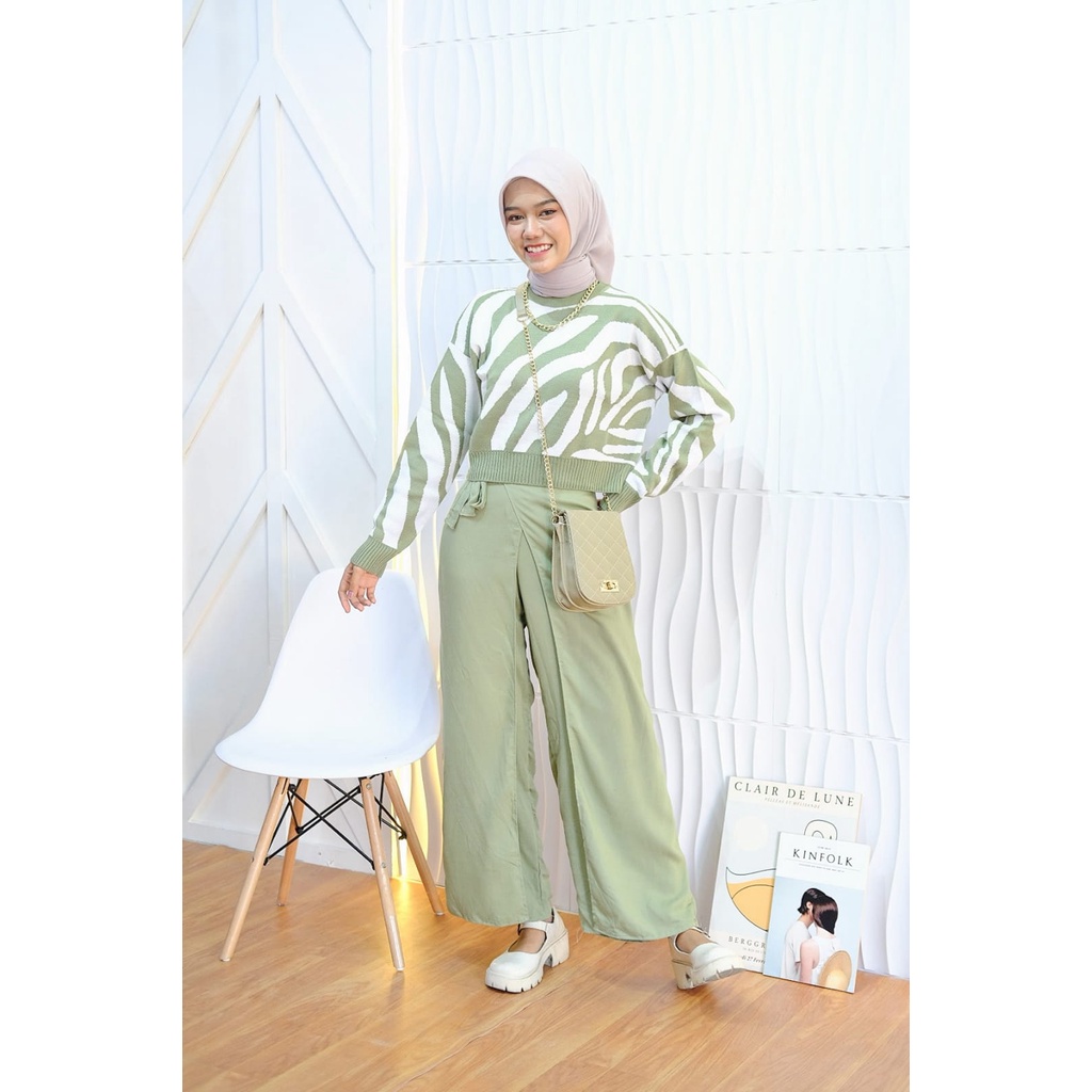 KULOT RAYON WRAP KULOT LILIT \ FLOWY PANTS CELANA KULOT RAYON HIGHWAIST CELANA LILIT WRAP PANTS