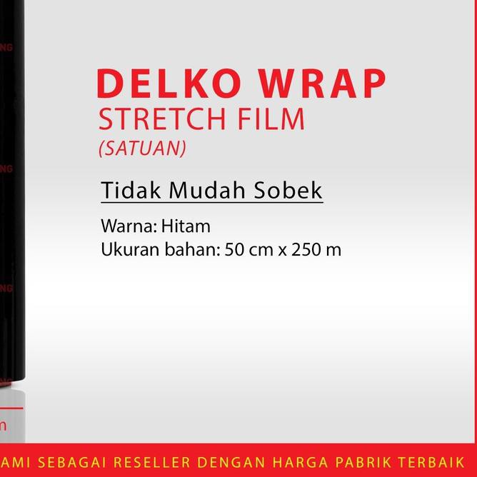

♠ Stretch Film 50 CM x 300 M Plastik Wrapping SATUAN ✷