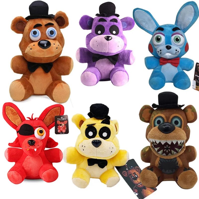 Boneka freddy's fnaf mainan anak boneka bonnie foxy chica mainan anak