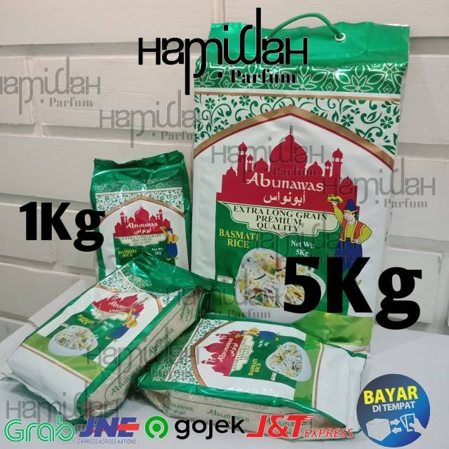 (Bisa COD) Beras Basmati 1 kg Sella Rice Abunawas Abu Nawas 1kg Premium Long Grain