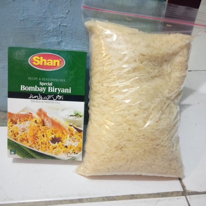 

978Eq10W 1Kg Basmati Rice + 1 Shan Bombay Biryani WQ12