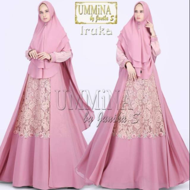 Gamis syari iruka by ummina original