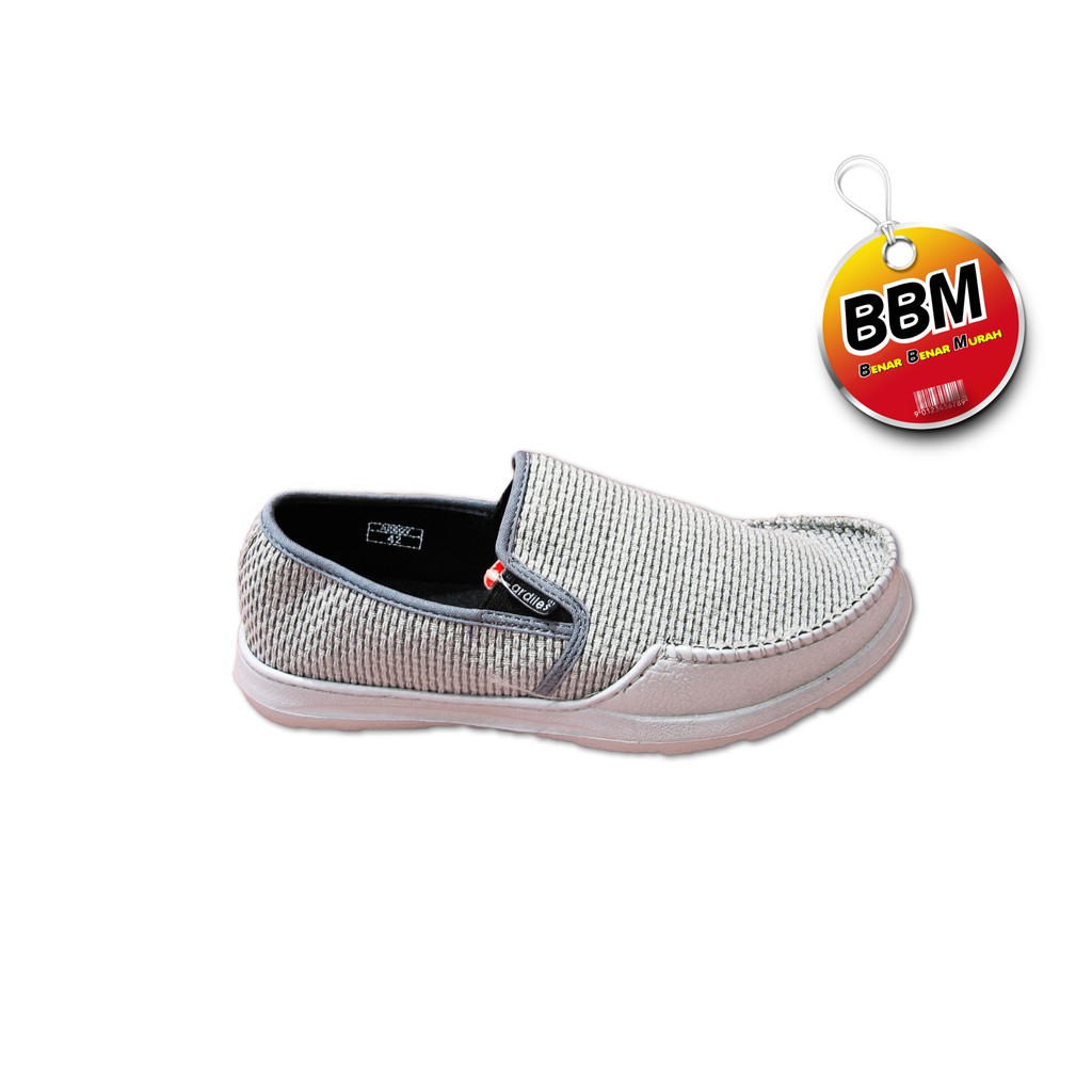 ARDILES ASSOY - SEPATU PRIA SLIP ON SANTAI - Abu