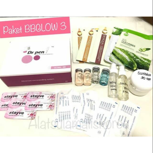 Paket BB Glow 3 dermapen dr.pen