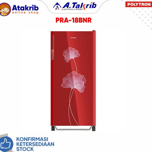 POLYTRON KULKAS 1 PINTU PRA-18BNR Kapasitas 180 Liter