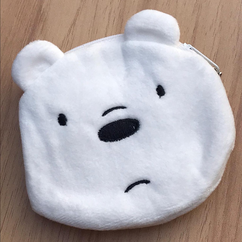 POUCH WE BARE BEAR DOMPET WBB KAIN TERMURAH BERKUALITAS IMUT LUCU IMPORT HARGA GROSIR DOMPET TOP