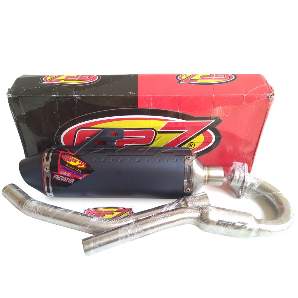 KNALPOT GP7 CNC PREDATOR EDITION ORIGINAL KLX DTRACKER CRF