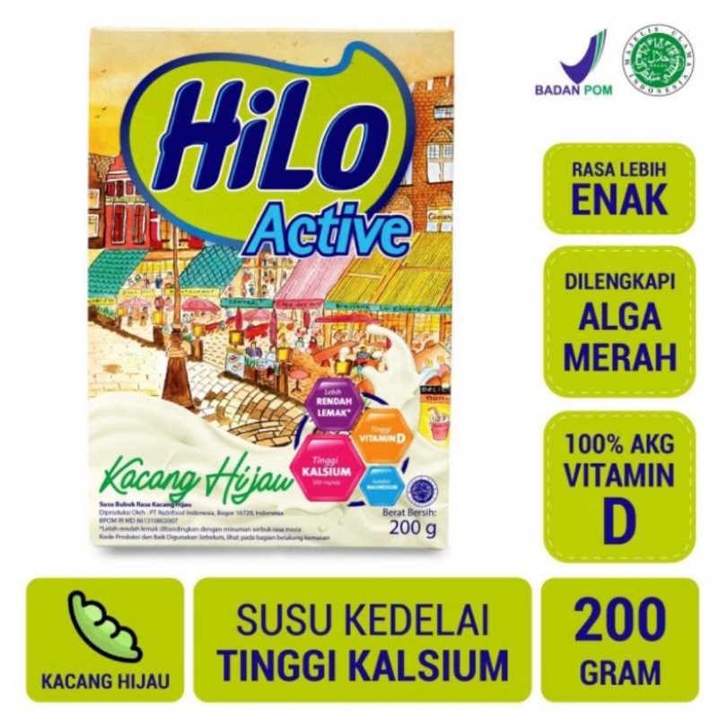 

HiLo Active Kacang Hijau 200gr.