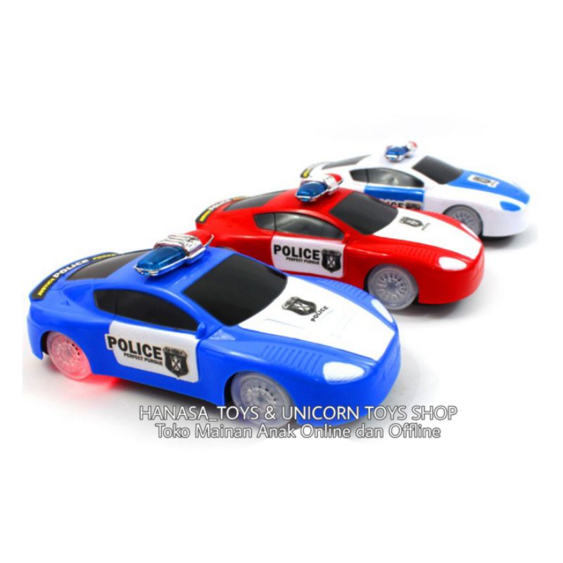 Mobil Polisi Baterai - Mobil polisi mainan