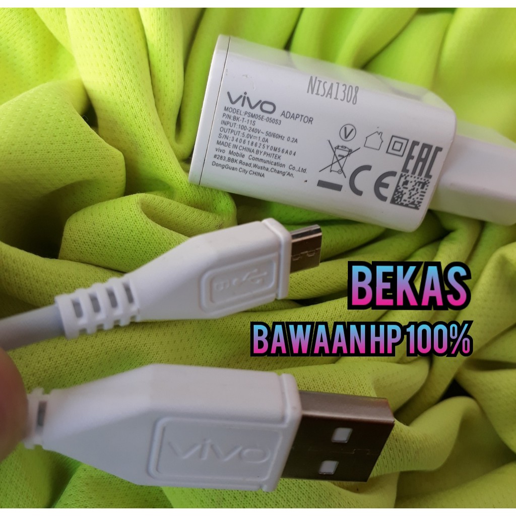 Charger vivo 1A Y91 Y71 Y81 Y55 Y53 Y56 ORI COPOTAN HP