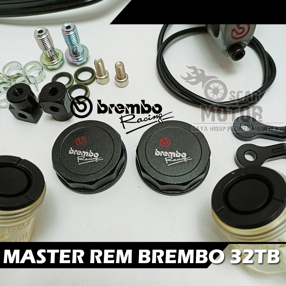 HANDLE MASTER REM BRB CORSA CORTA RCS 19 RADIAL DUA TABUNG MINI CNC