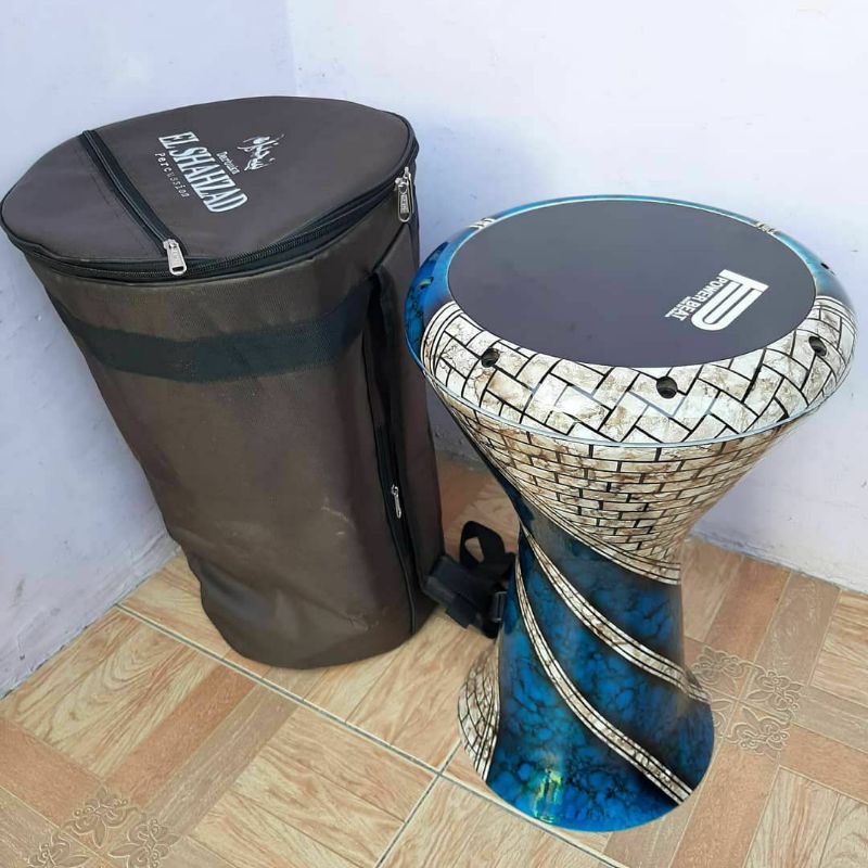 Darbuka Dumbuk Calti Jaming Hadroh Qosidah Mika Power Beat 8 In Inc Inch Inci Mewah Aja Emin Bk