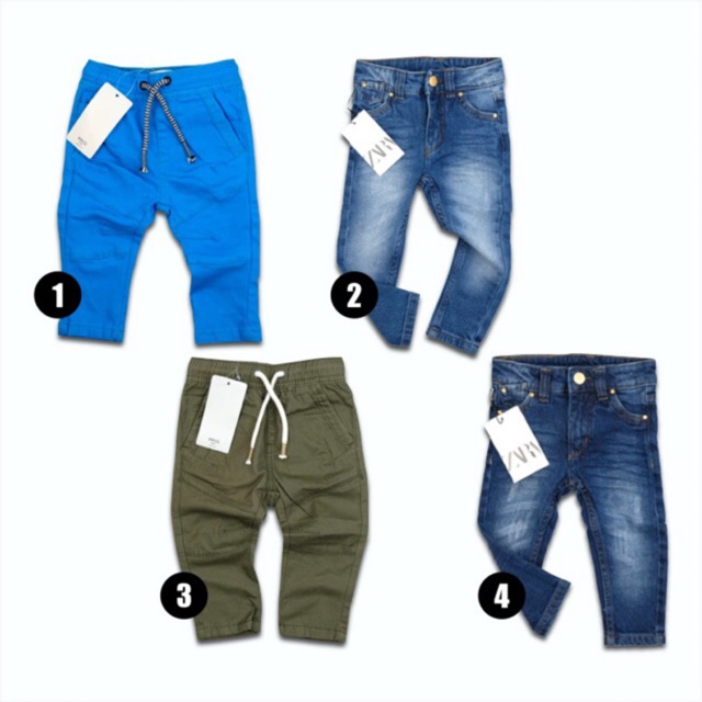  Celana  Jeans  Anak Laki Laki Z ra and Mng Original Shopee 