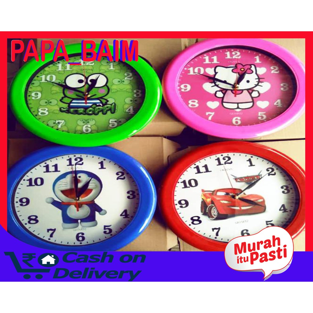 JAM DINDING KARAKTER (free buble wrap)