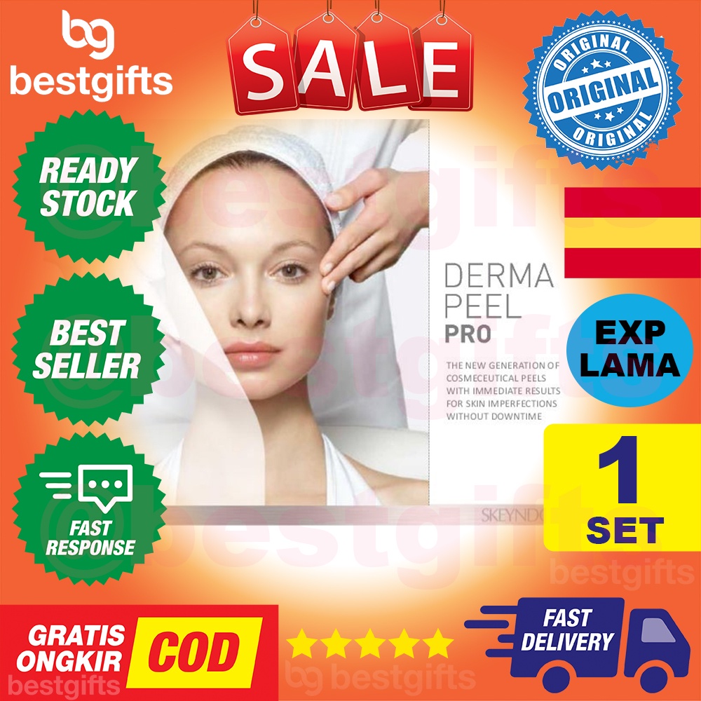SKEYNDOR DERMAPEEL DERMA PEEL PRO PROFESSIONAL PACK MENYAMARKAN KERUT HALUS JERAWAT MELASMA HIPERPIGMENTASI