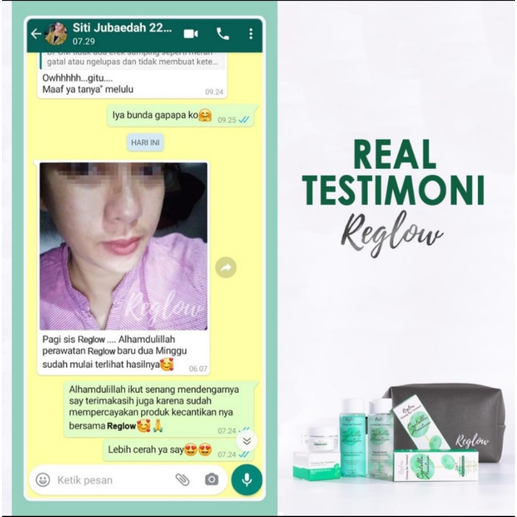 Reglow  Intensive Cream Penghilang Flek Perawatan Kecantikan