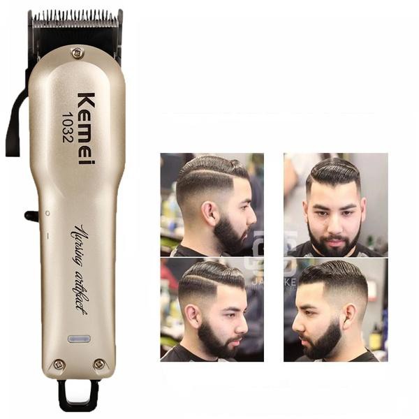 Kemei KM-1032 Rechargable Adjustable Cordless Electric Hair Beard Trimmer Clipper