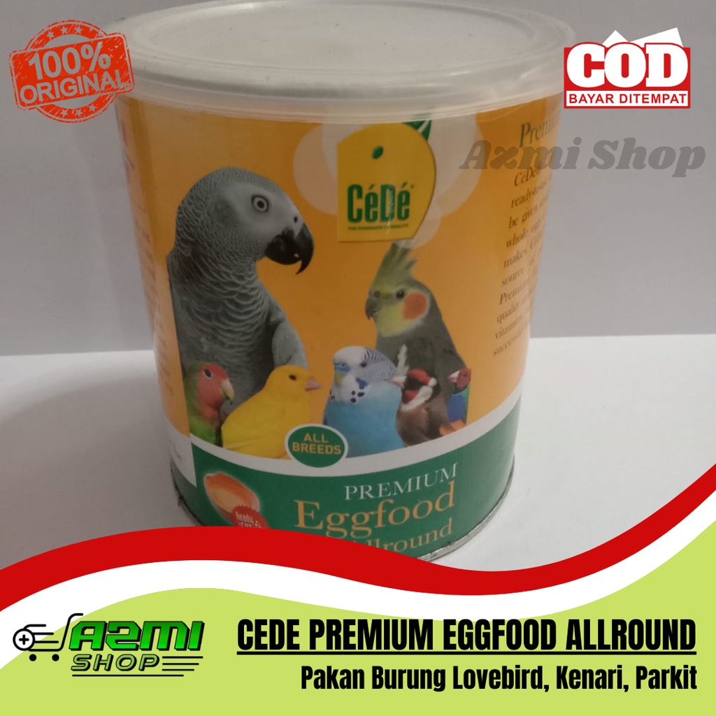 Pakan Makanan Burung Cede Premium Egg Food Allround Pakan Burung Lovebird Kenari Parkit Dll