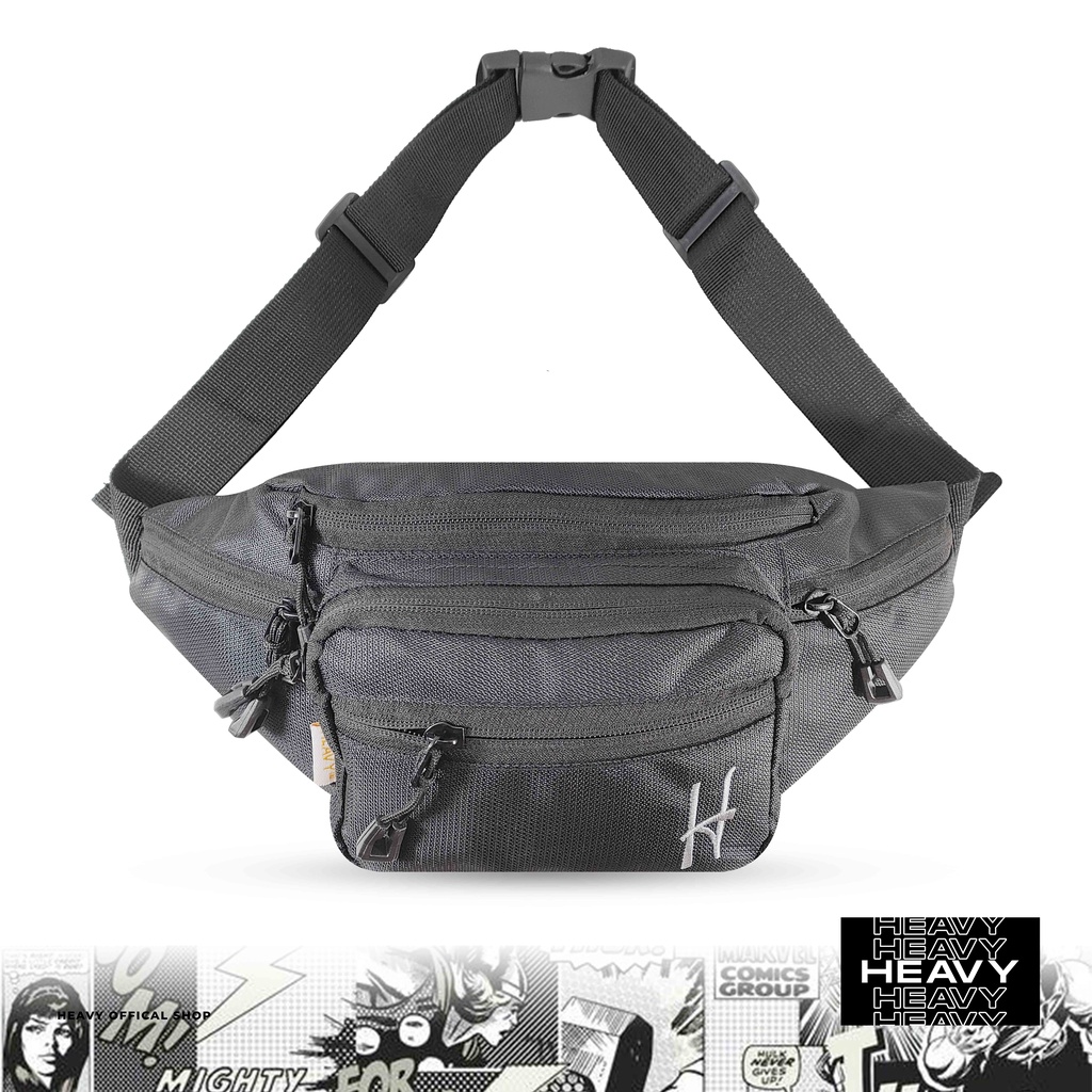 Tas Waistbag Heavy Cross Body Bag - Tas Pinggang Pria Casual - Tas Pria Heavy