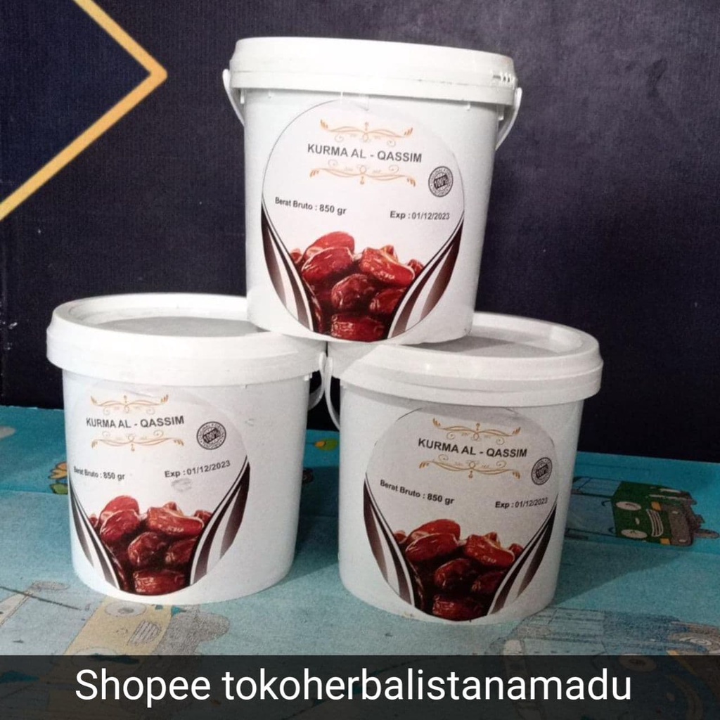 

PROMO!!! KURMA AL QASSIM 850GRAM KEMASAN EMBER