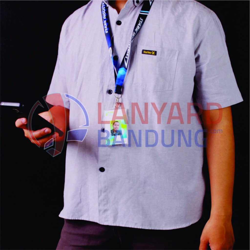 talilanyard custom jahit print sublim 2cm cetak 2 muka  / tali id card custom jahit printing dua cm cetak dua muka / nametag