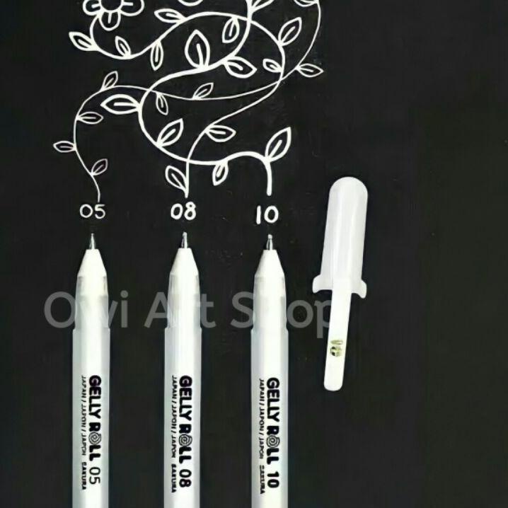 

(PRODUK F8WFO) Sakura Gelly Roll White Pen Classic (08, 05, 10)