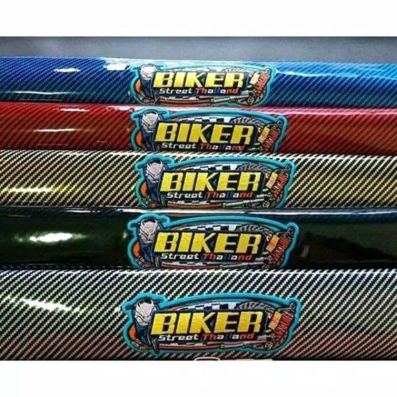 KARET KULIT JOK MOTOR CARBON BIKER THAILAND  MIO VARIO NINJA BEAT VIXION SATRIA FU RXK CB