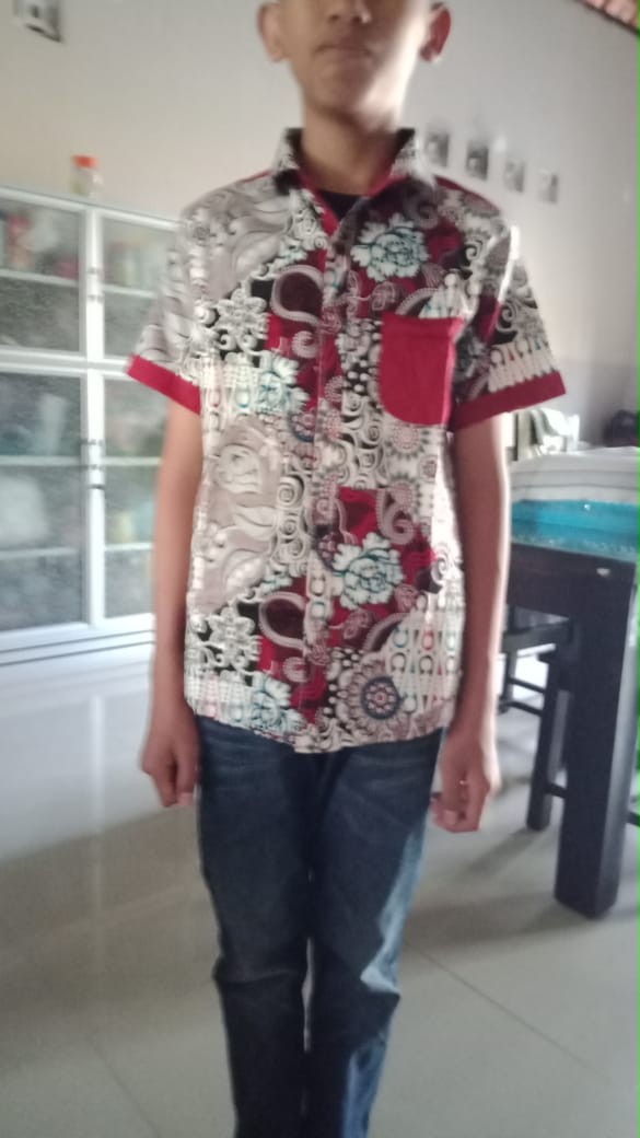 Dress / Kemeja Batik Anak Ab / Batik Anak Modern