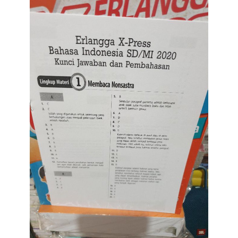 X-press USBN Bahasa Indonesia SD/MI 2020 + Kunci Jawaban-1