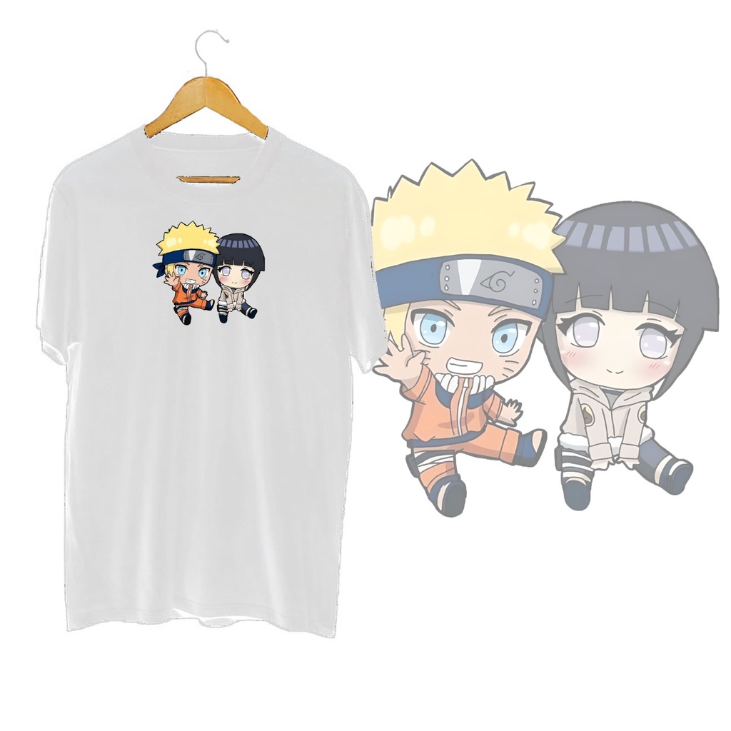 KAOS OVERSIZE NARUTO &amp; HINATA T-SHIRT