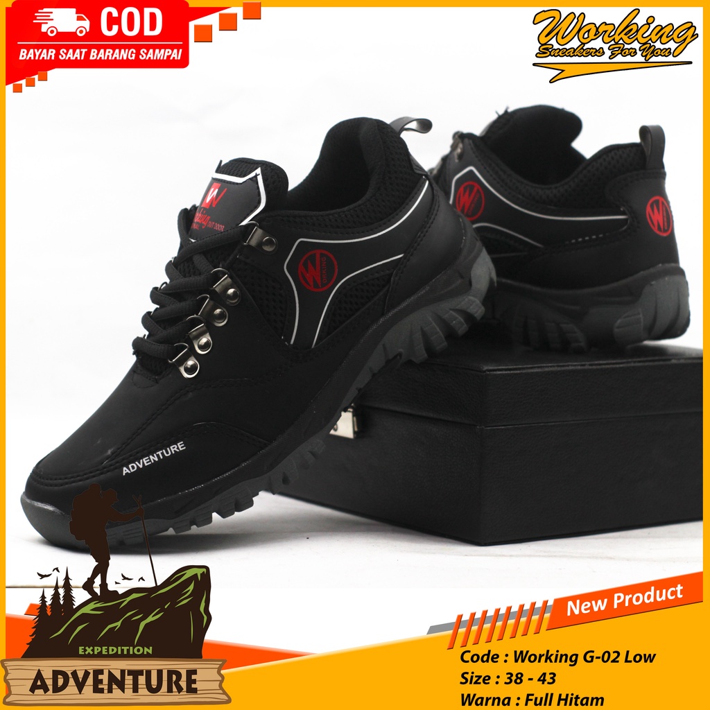 Working Sneakers For You Sepatu Bikers G-02 Size 38-43