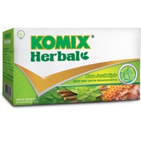 Komix Herbal Sachet Jeruk nipis 1 Box (6 Sachet)